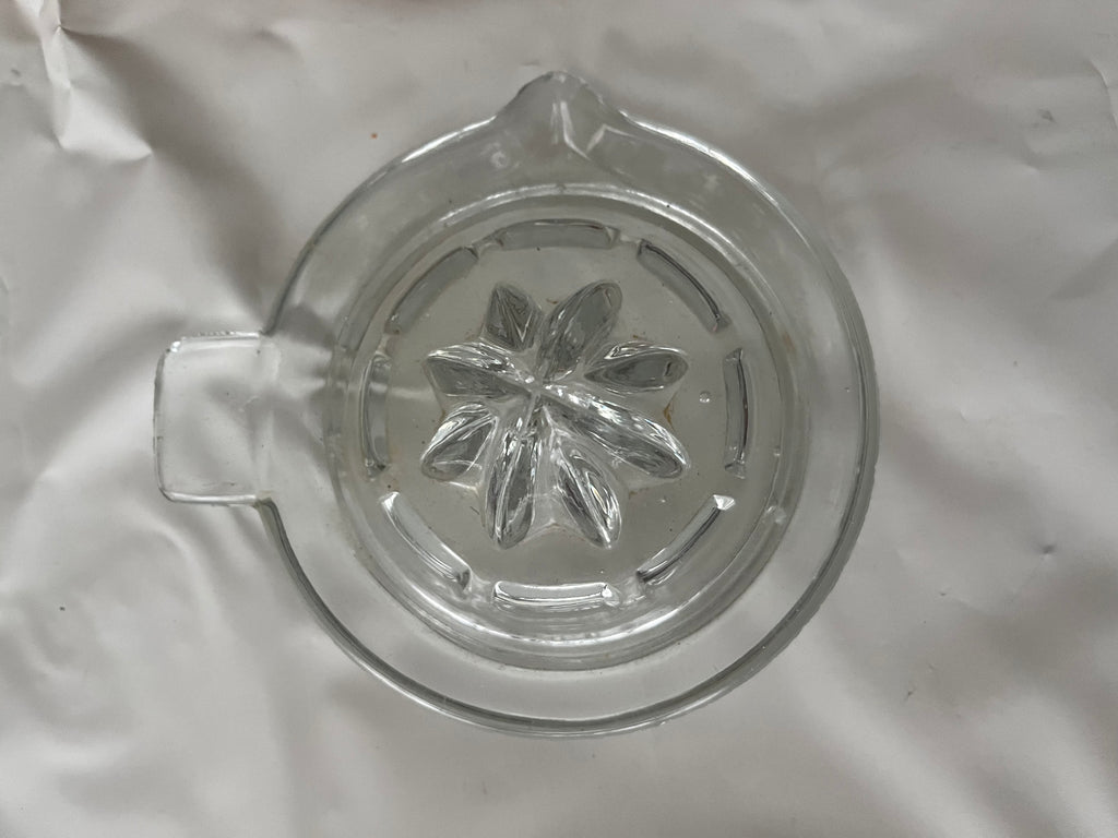 Vintage glass hand  juicer