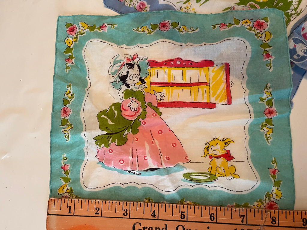 Vintage handkerchiefs lot of 5.
