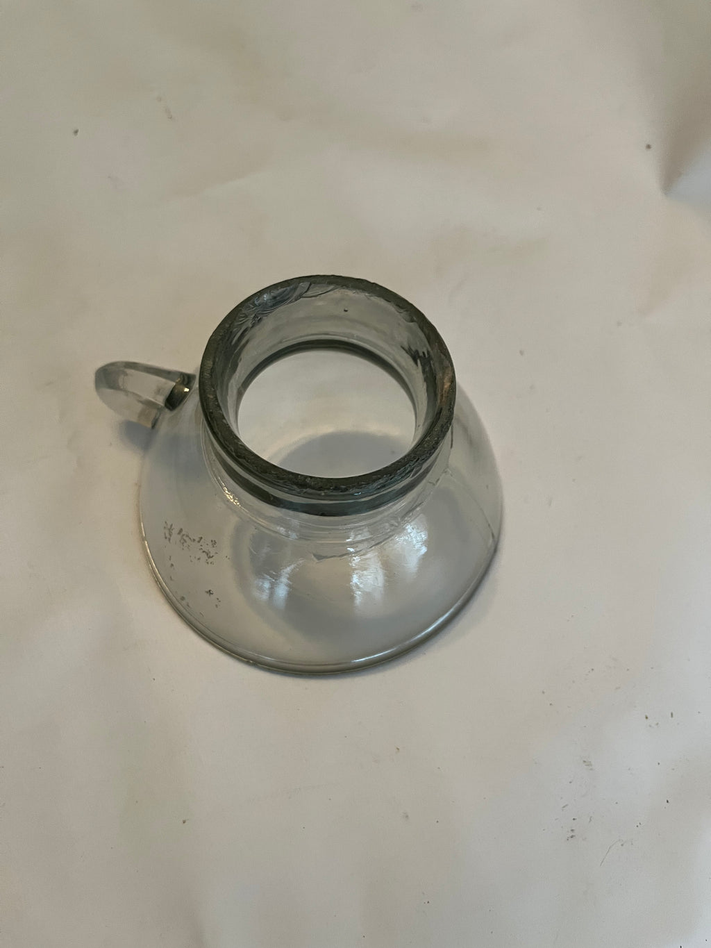 Vintage Glass Mason Jar Funnel