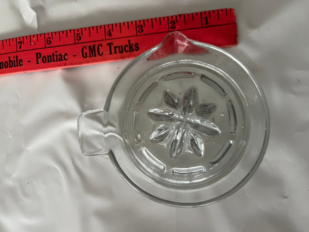 Vintage glass hand  juicer