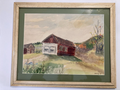 Fredick Munzing Landscape Framed Painting Dated 62" 17x22"