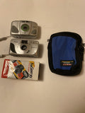 Lot of 3 Kodak Cameras Advantix T30/C750/Fun Saver 35 2 Shots Left/LL Bean Case