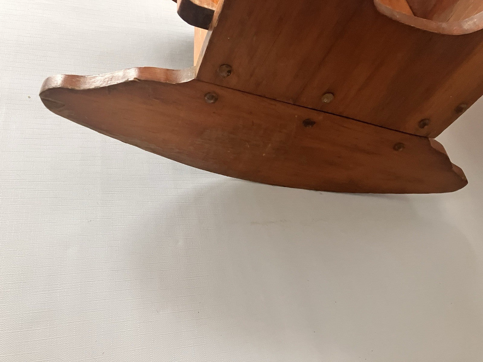 Vintage Children’s Wooden Rocking Chair W/ Jester Decal