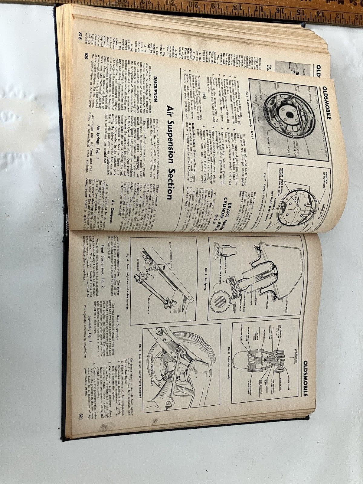 Vintage 1958 Motor's Auto Repair Manual 21st Edition