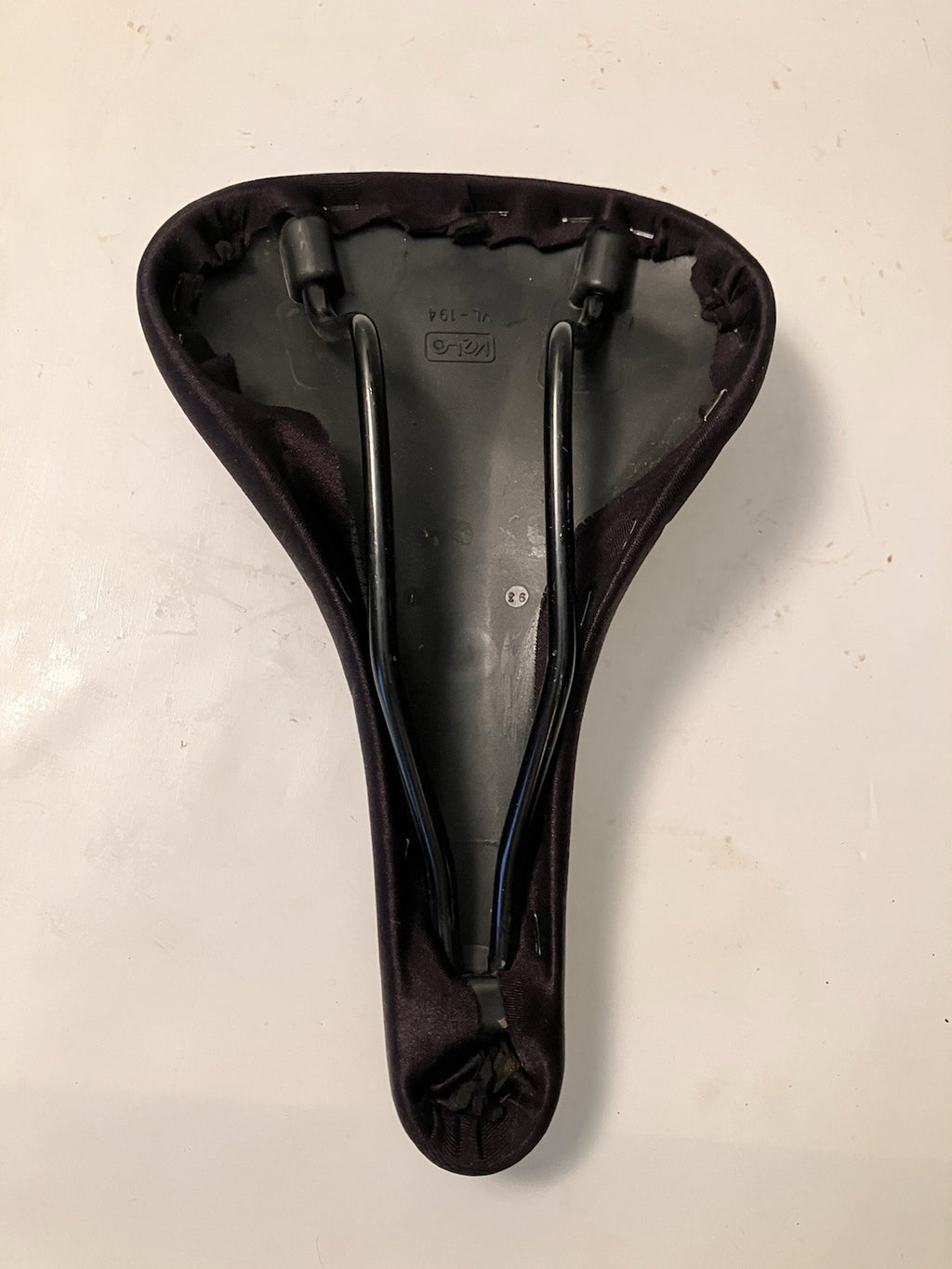 L.L.Bean Black Foam Cushion Bike Seat; 10” Long And 6.5” Back Width.