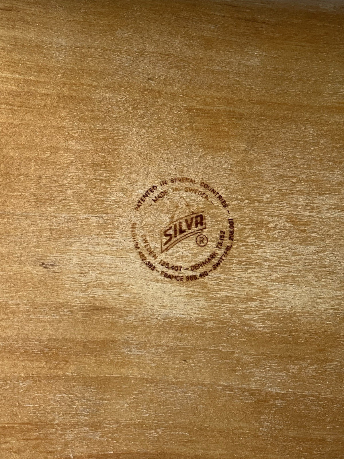 Vintage Silva Wooden Give Us This Day Our Daily Bread 