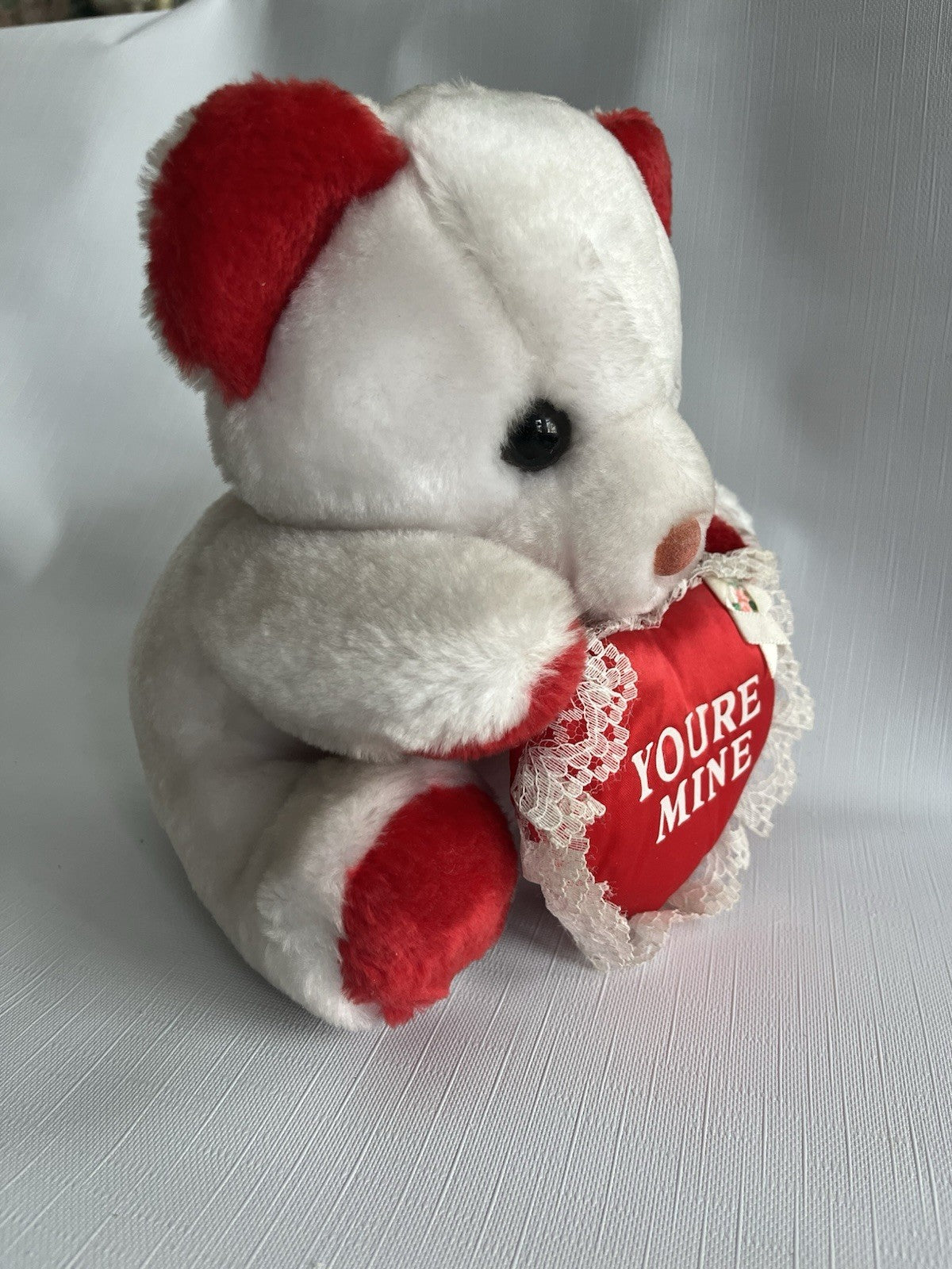 Vintage Lemonwood Asia Ltd. Valentines “You’re Mine” Heart Teddy Bear