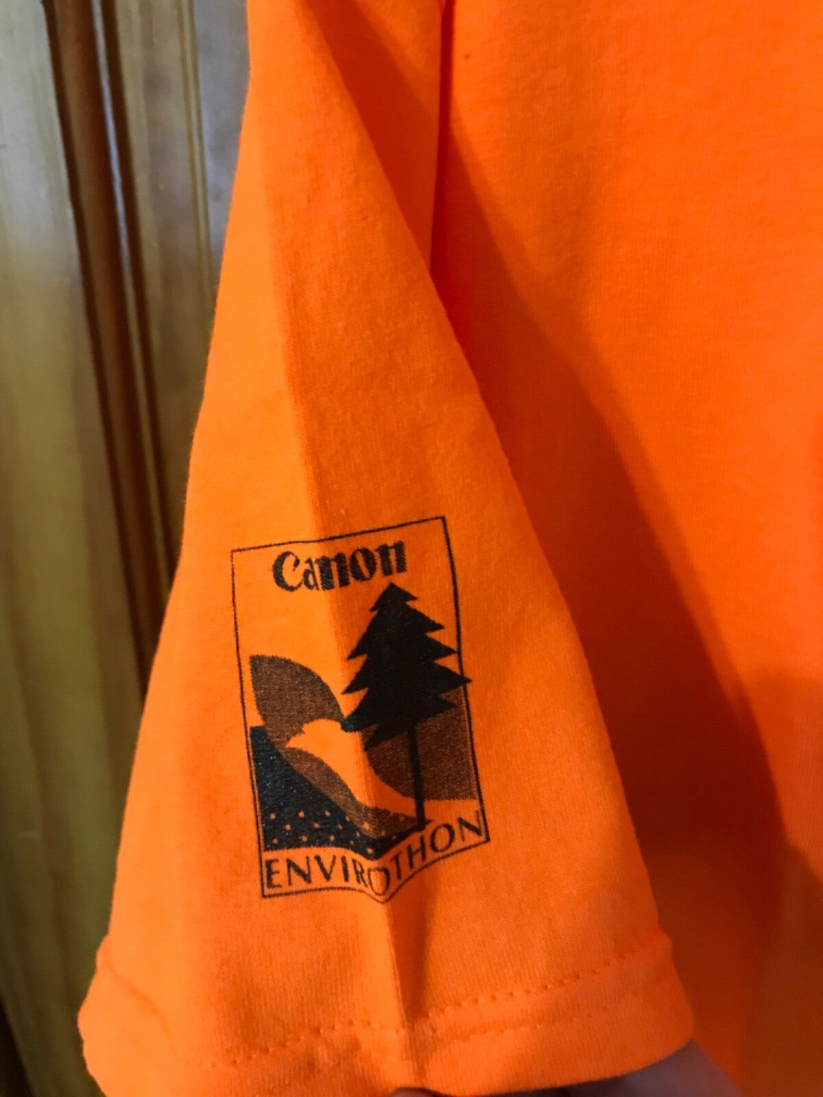 Vintage Maine Envirothon Orange T-Shirt Size Large New w/ Tags Canon Envirothon