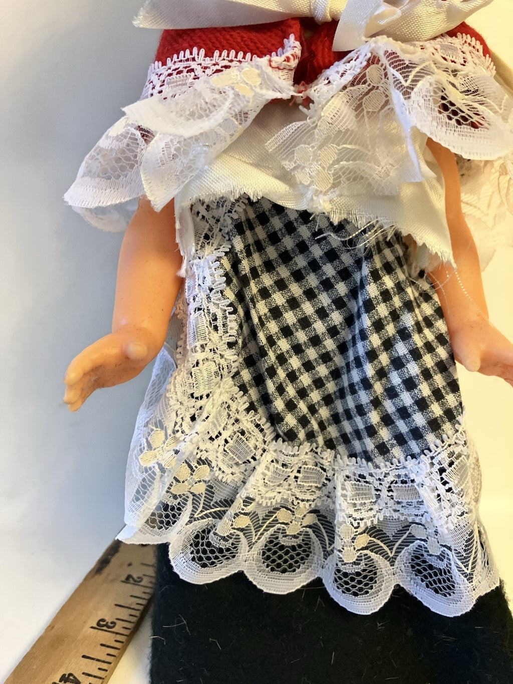 Vintage 13” Tall Doll With Welch Clothing And Styling EVC