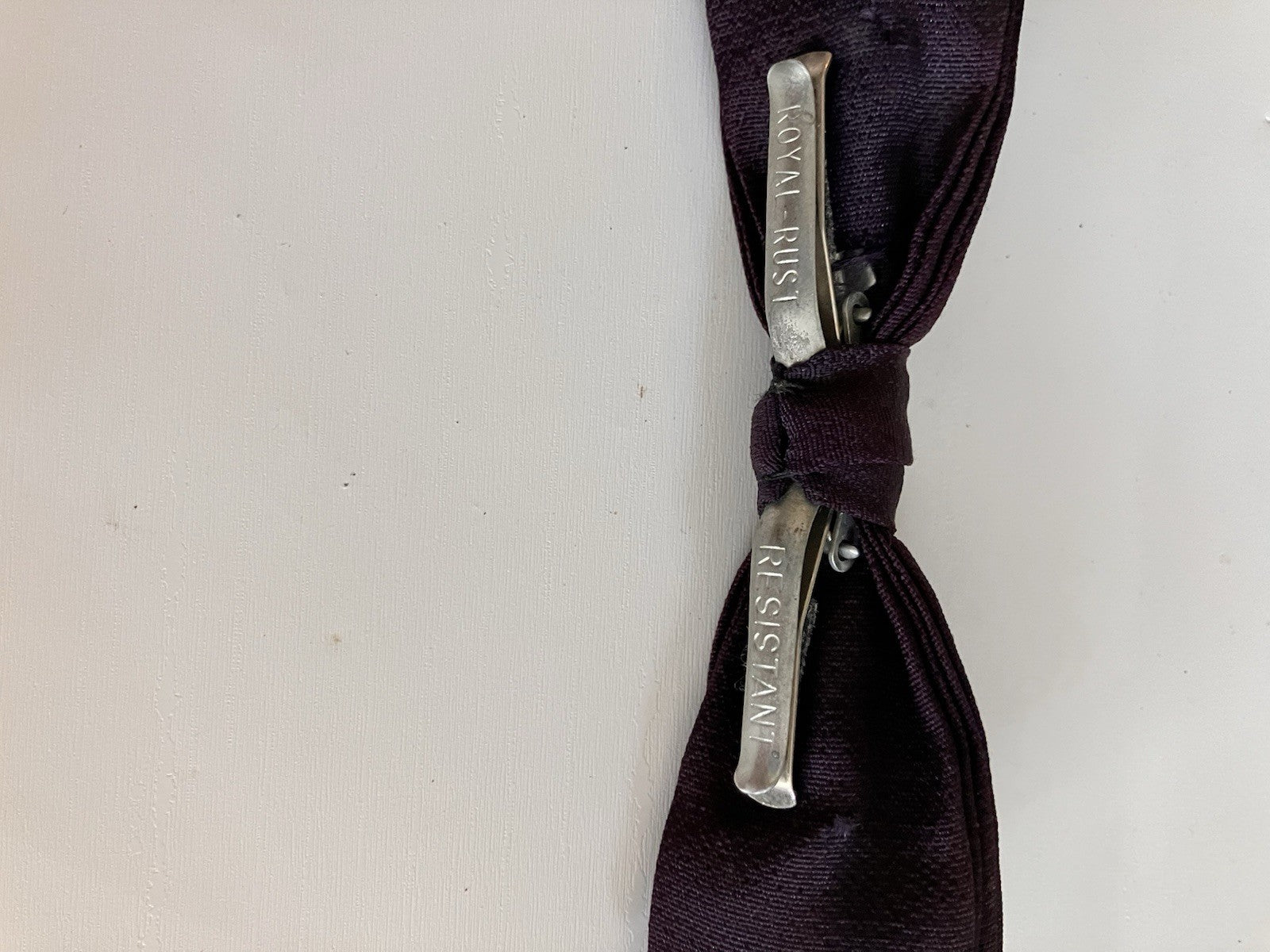 Vintage 1960’s Lot Of 7 Ties; Wide And Skinny Ties, Bow tie Clip On