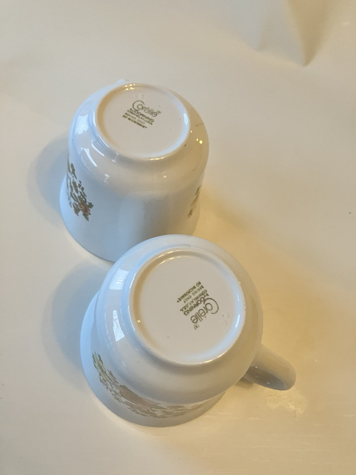 Vintage - Corelle Indian Summer 2 Piece Coffee Tea Cup Mug Cups Corning - 1970s