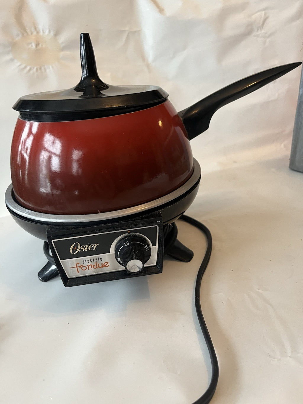 Vintage 1960s Oster Electric Fondue Complete Set With Original Box, Accessories