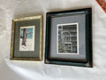 Framed Pair Of Signed Prints “Spring Sap” “Mahogany Chair” New England Artist