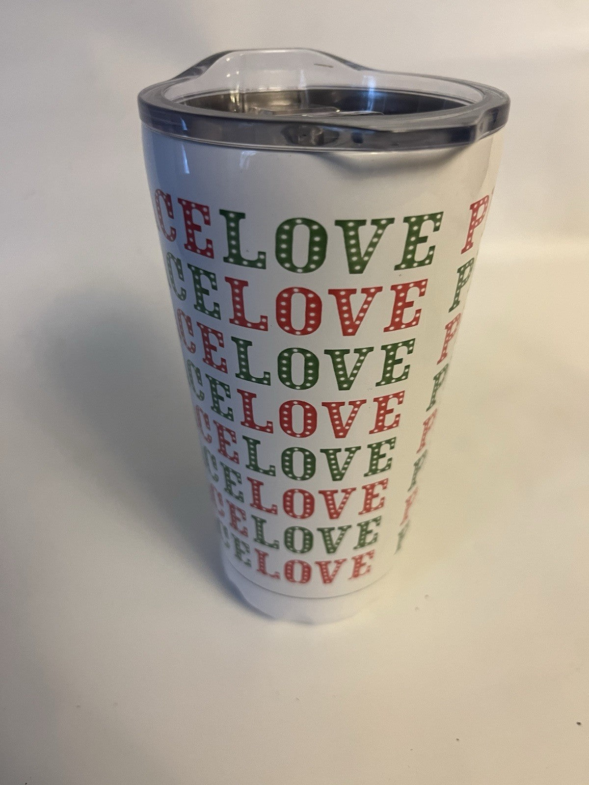Snoopy Christmas Tumbler New Old Stock Nice