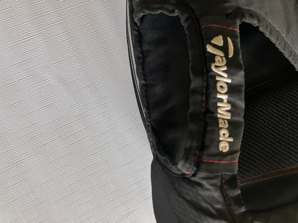 TaylorMade TM Performance Backpack Golf Travel Book Bag Black Office Gym Zip Up