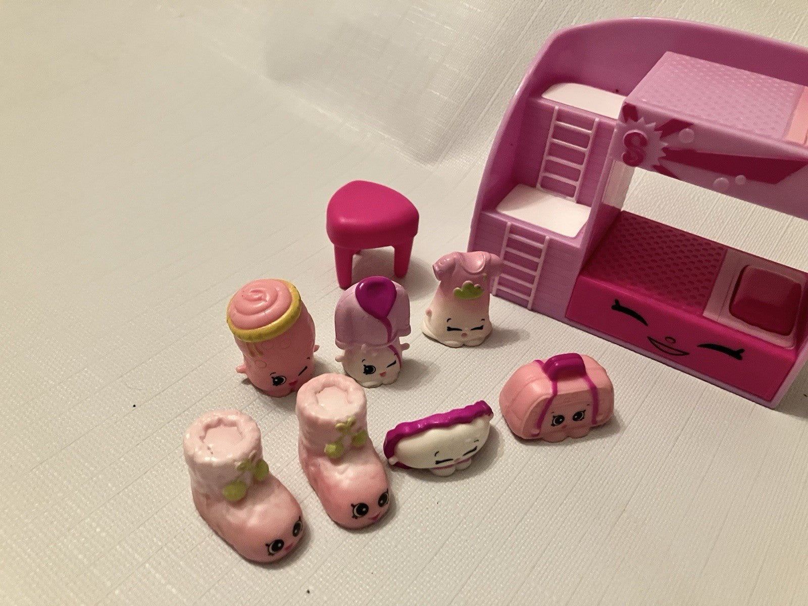 Shopkins Fashion Spree Slumber Fun Collection Super Cute EUC