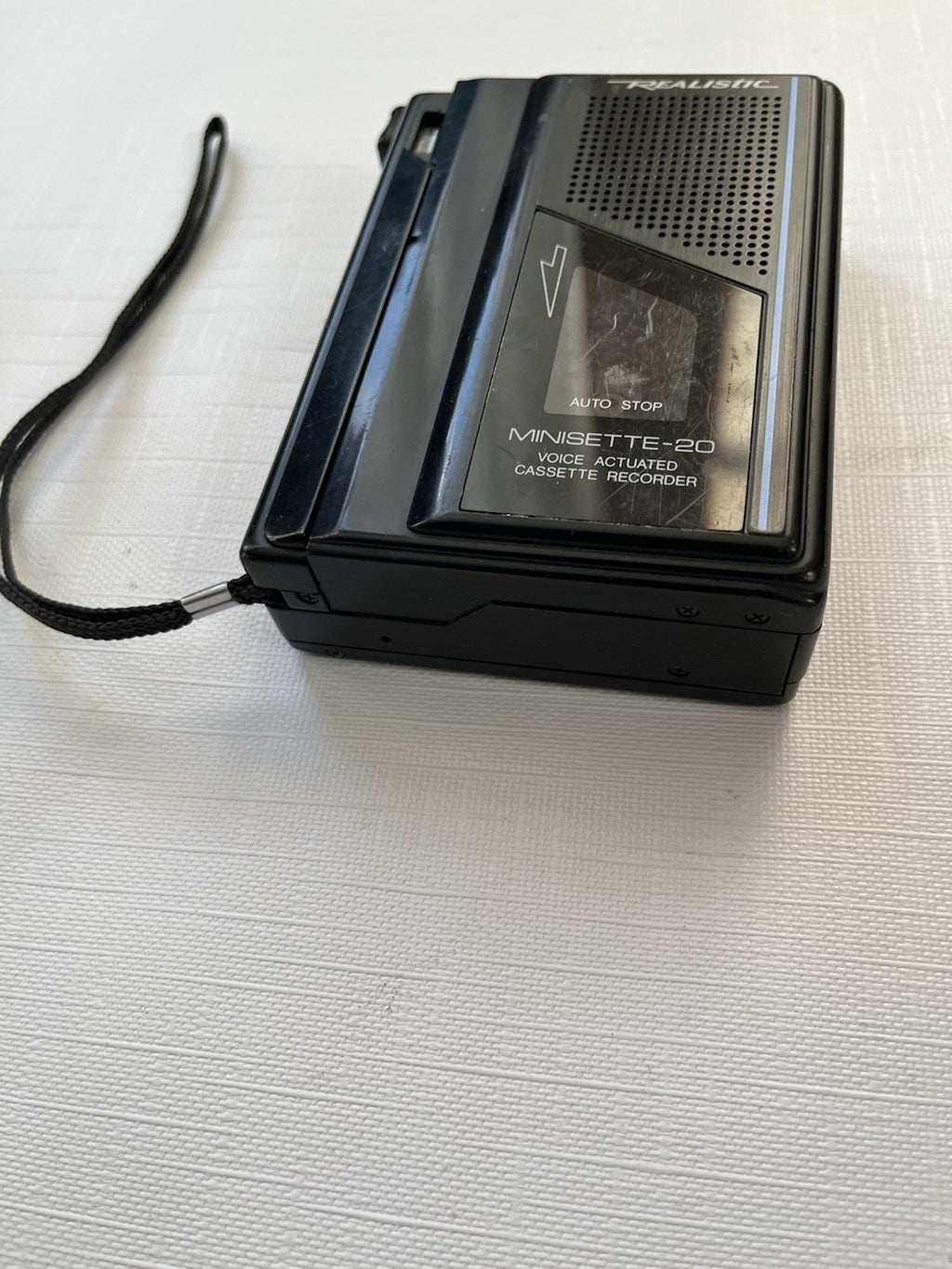 Realistic Co. Minisette-20 Voice Actuated Cassette Tape Recorder 14-1055B Tested