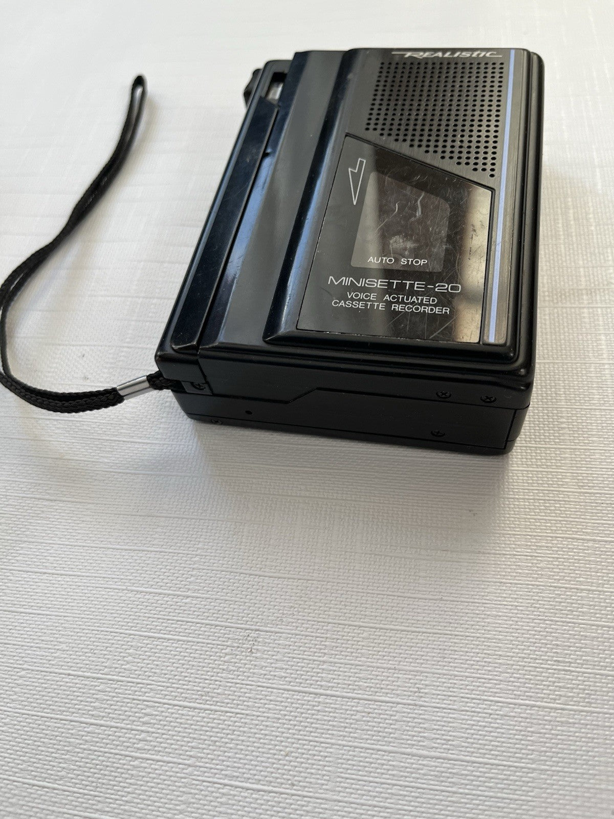 Realistic Co. Minisette-20 Voice Actuated Cassette Tape Recorder 14-1055B Tested