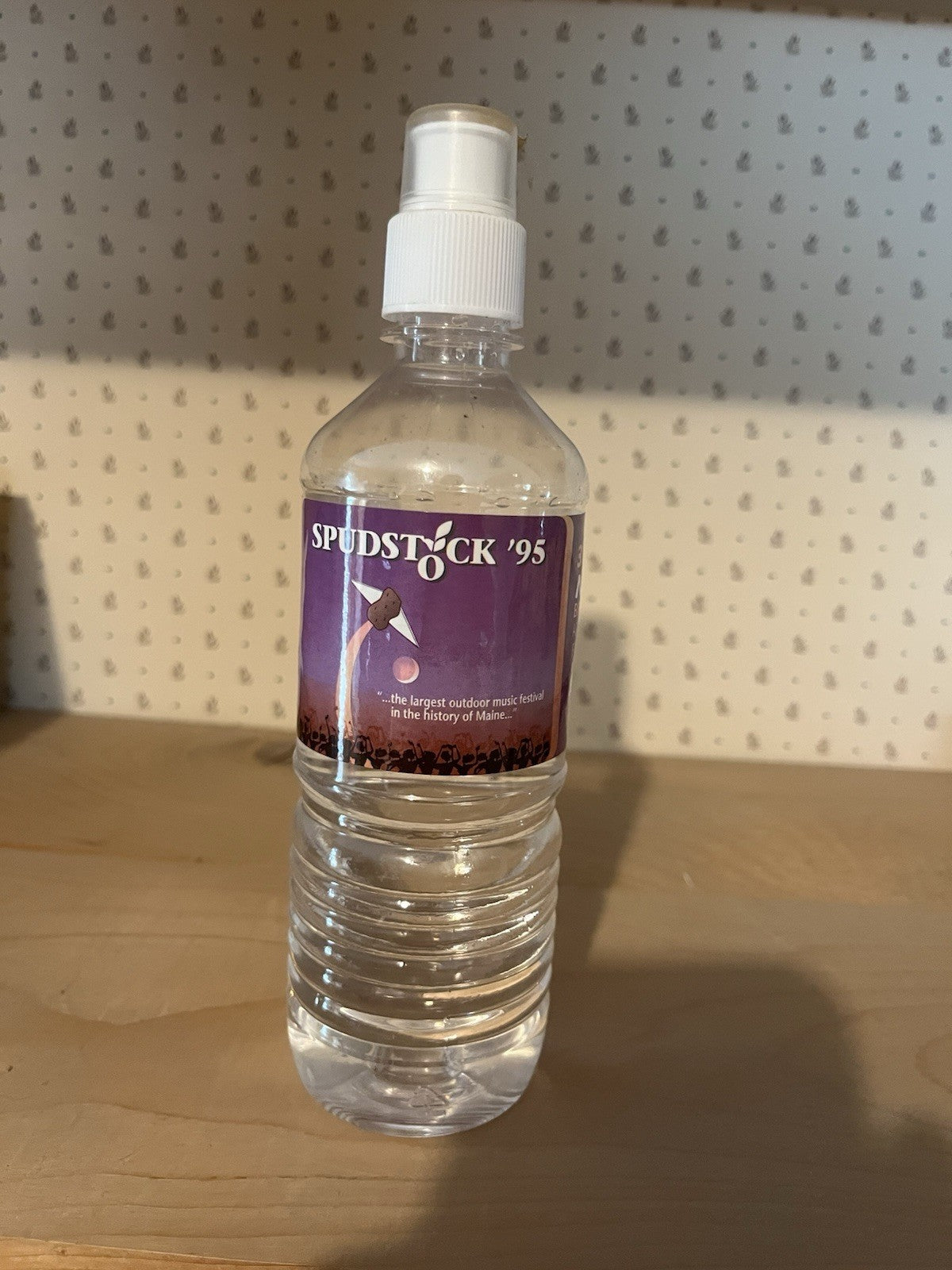 Spudstock 1995 Bottle of Water RARE UNOPENED Fort Fairfield Maine
