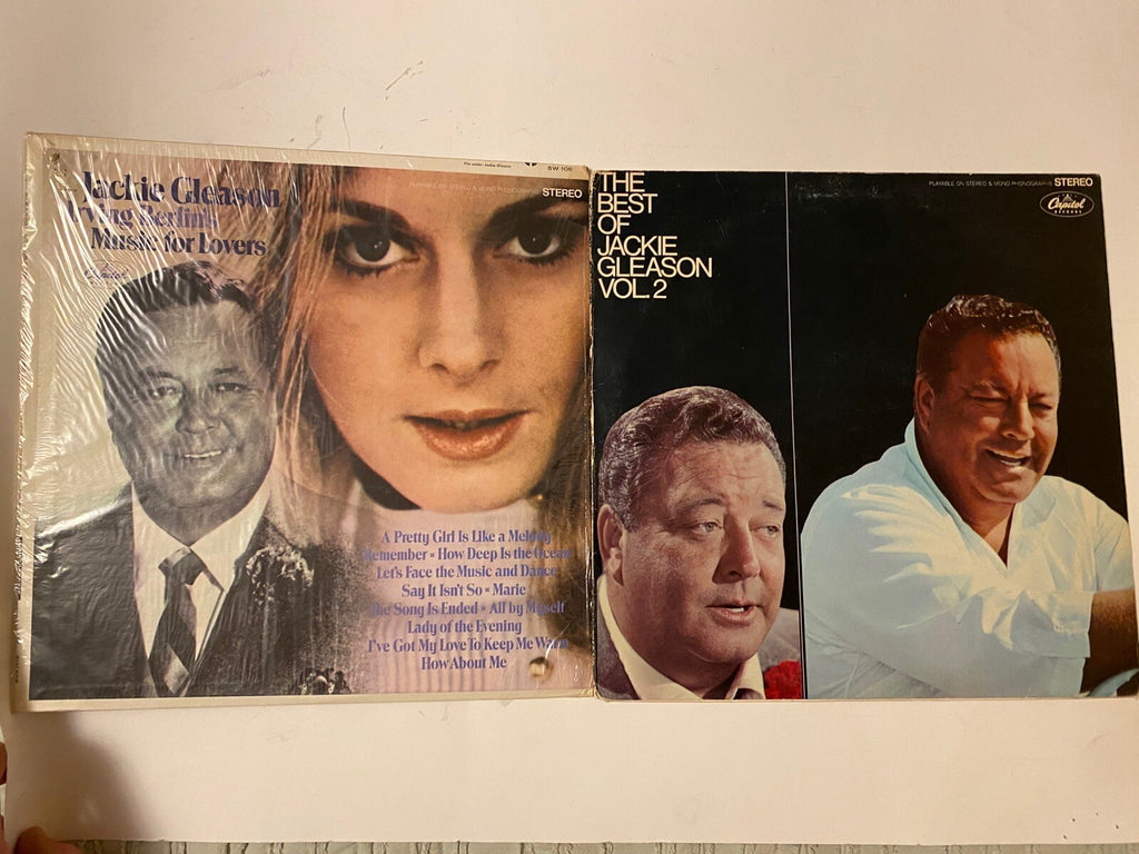 Lot of 2 Jackie Gleason Lps Vinyl Irving Berlin Music For Lovers/The Best Vol. 2