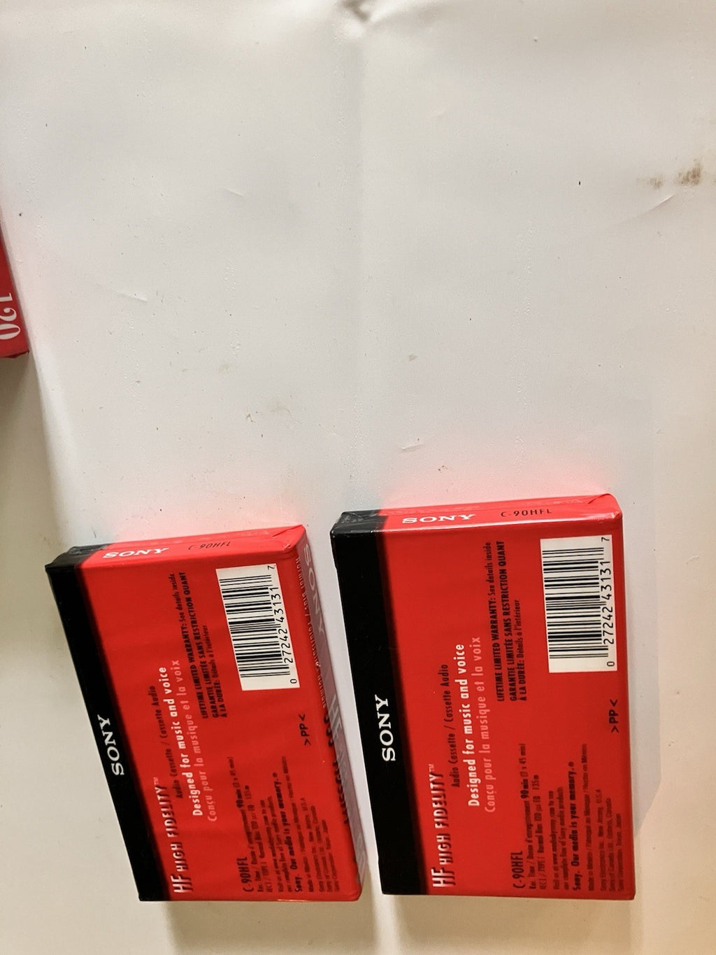 Sony 8mm Standard 120 Min/ 90 Min Cassettes For Recording. Sealed Lot Of 4.
