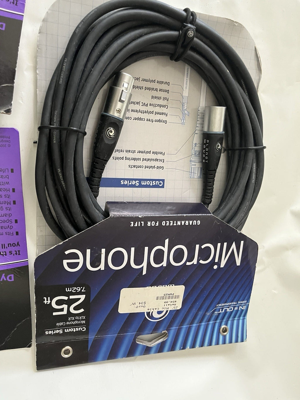 Lot of 2 Microphones Realistic Highball 33-984A/Starpower SP-9 & Cables Lot