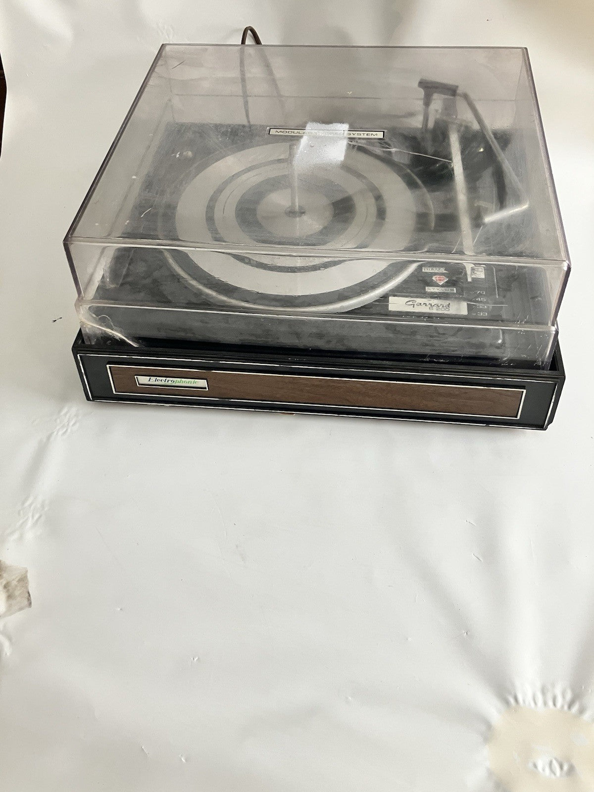 VINTAGE Garrard 6-200 Turntable Record Player 