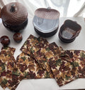 2011 Better Homes Stoneware Collection In Acorn Kitchen Set; 25 Pieces