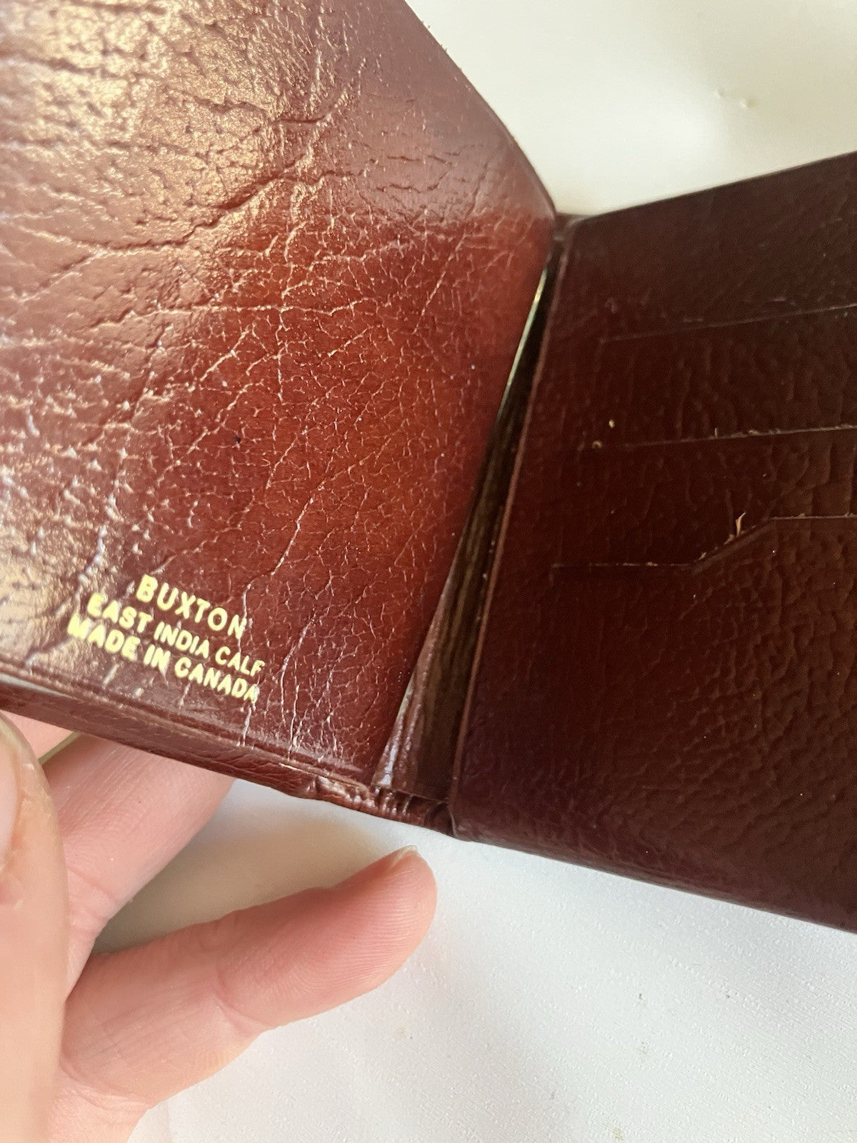 Vintage Men’s Brown Leather Buxton Wallet