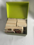 Vintage Betty Crocker Recipe Card Library Avocado Lime Green Box 1971 Recipes 