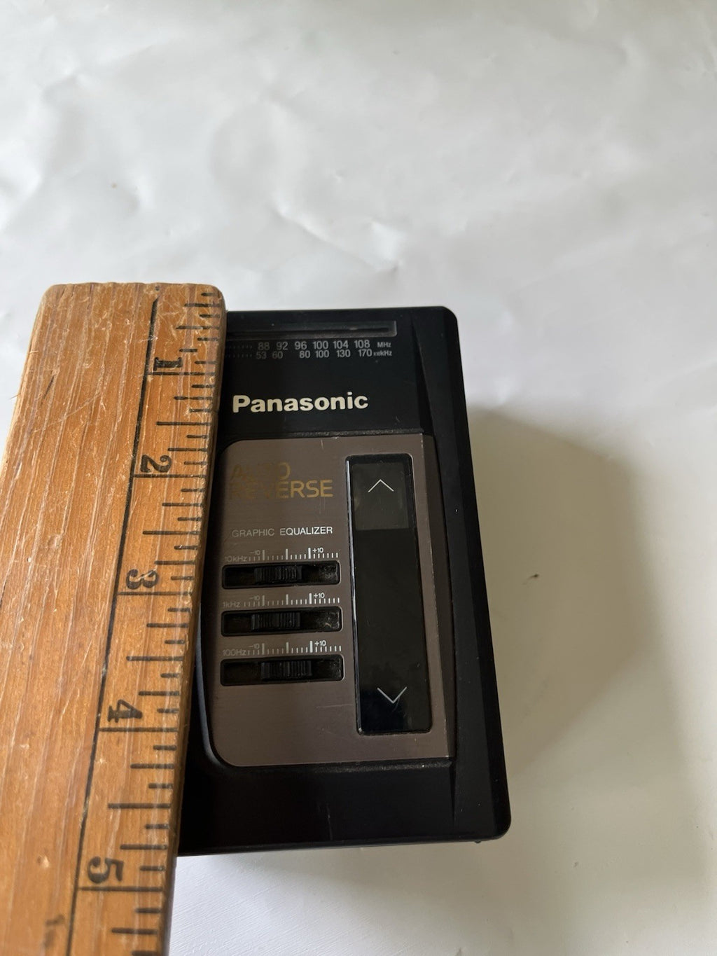 Panasonic RQ-V151  Portable AM / FM / Auto Reverse Cassette Player Works!!