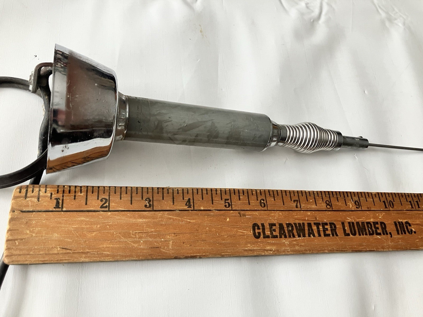 Vintage 44.5” Long Auto Antennae, Over 96” Of Cord
