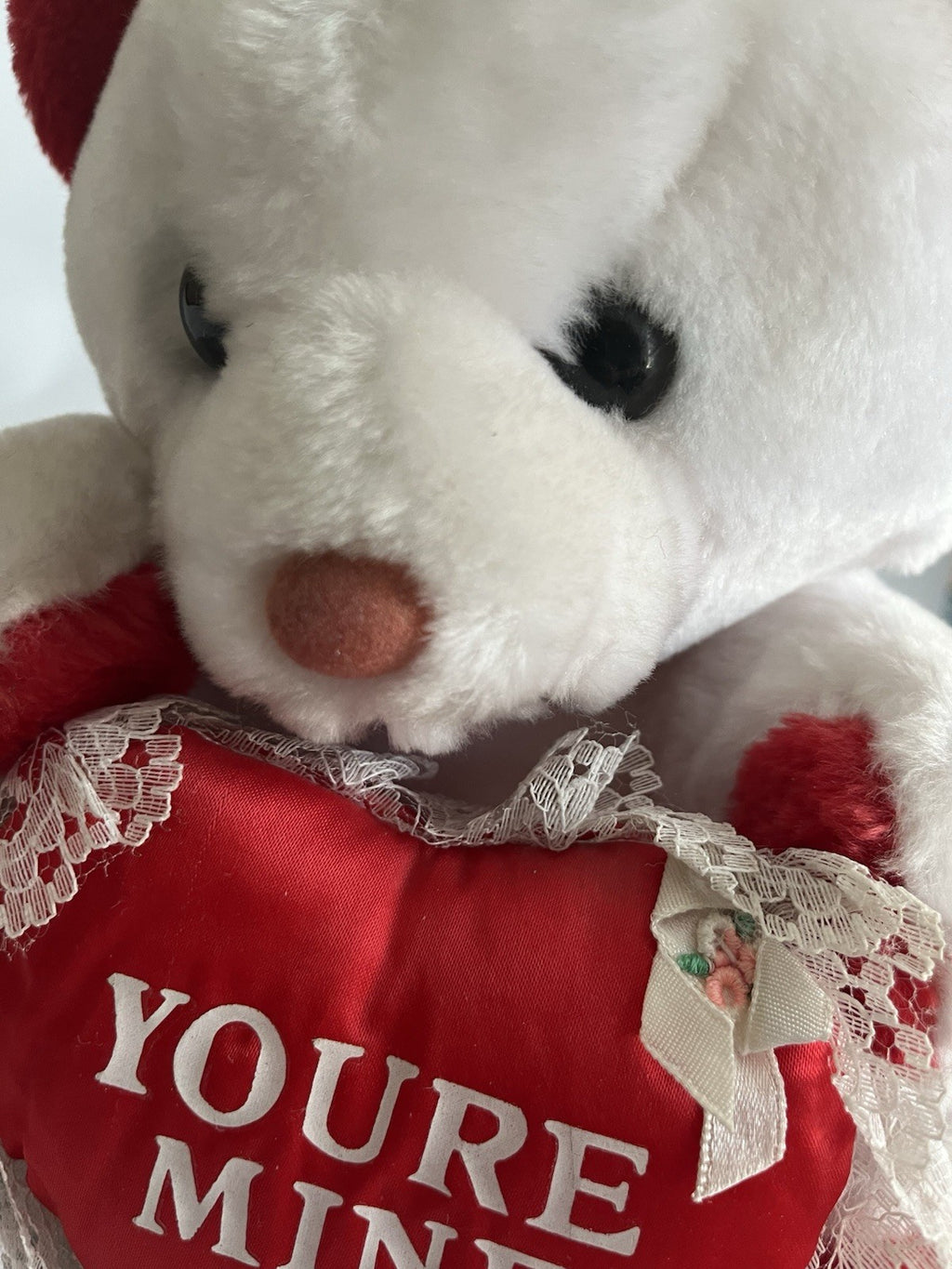 Vintage Lemonwood Asia Ltd. Valentines “You’re Mine” Heart Teddy Bear