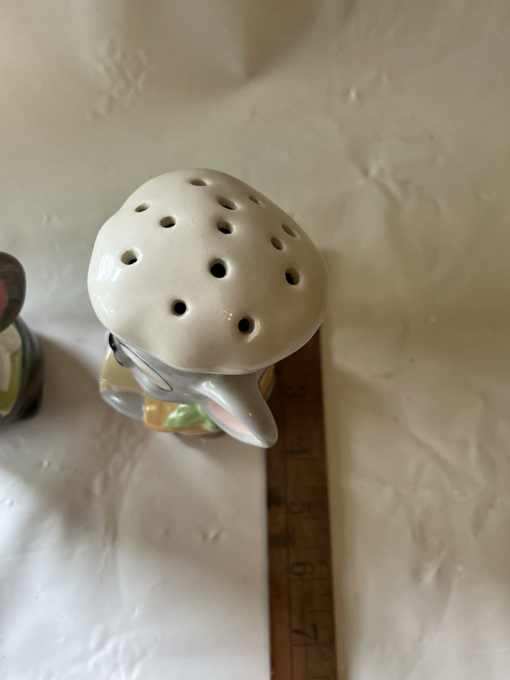 Vintage 1970’s French Mouse Waiter Salt And Pepper Shaker Set 5” Tall