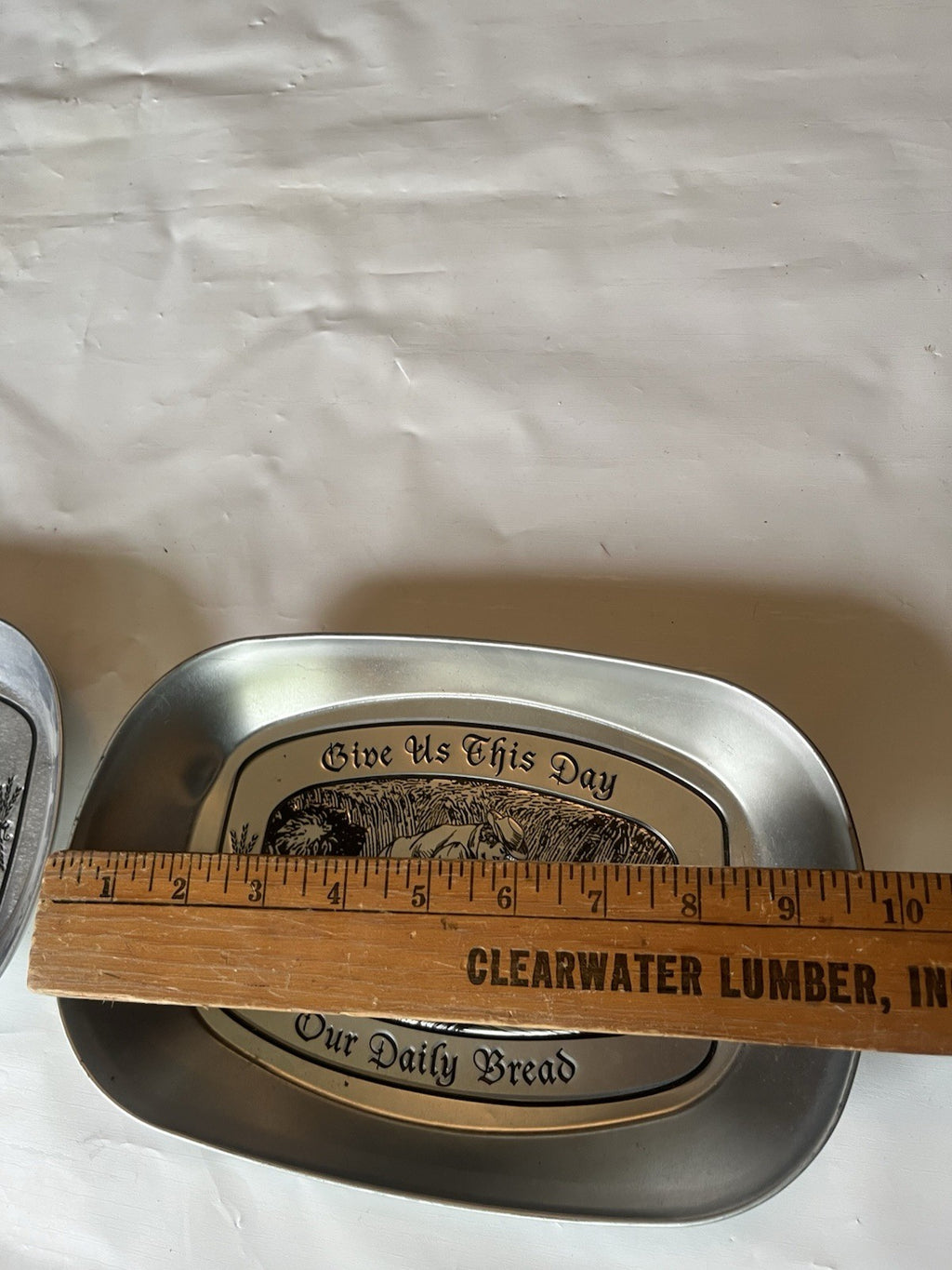 “Give Us This Day” Aluminum Trays (2)