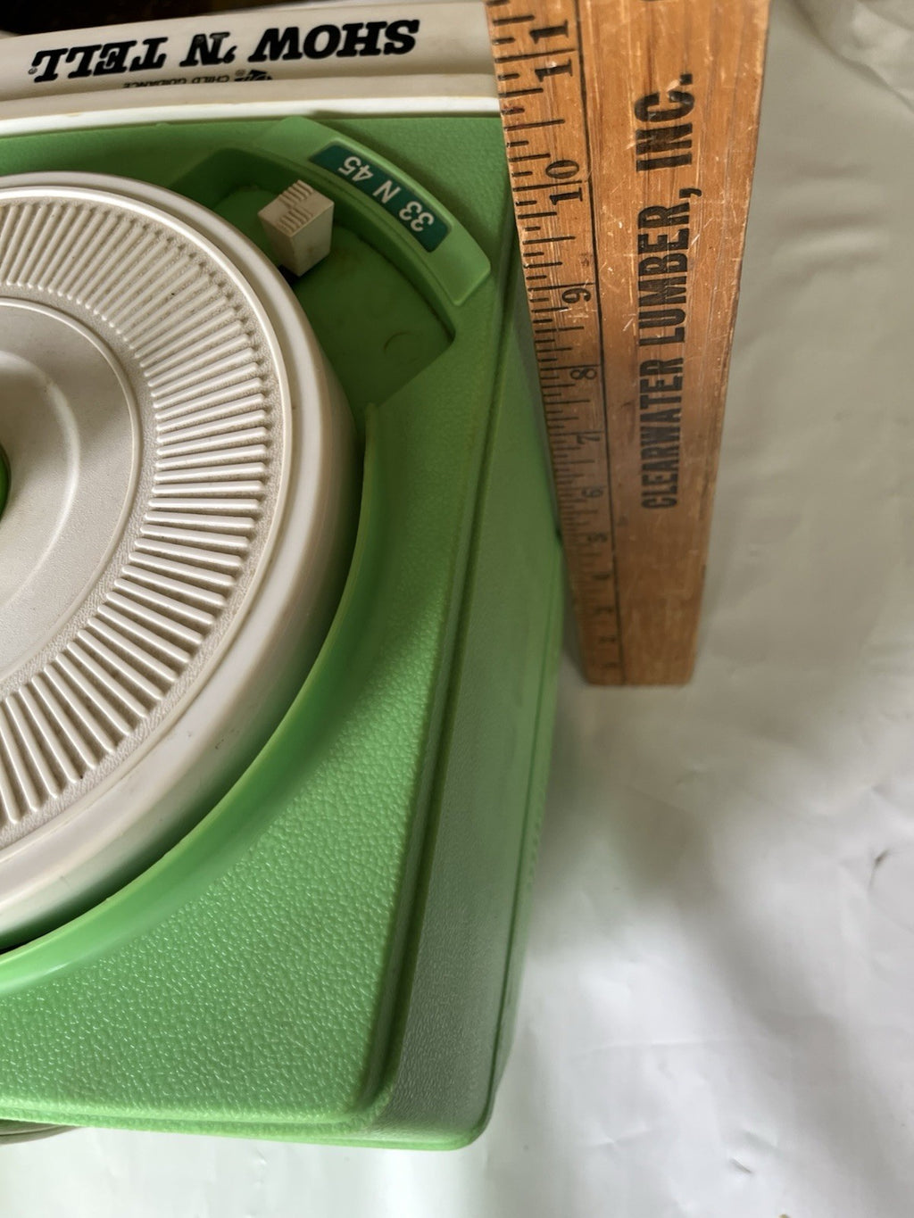 Vintage Child Guidance Show ‘N Tell Green Phono-viewer. Working Condition, GVC