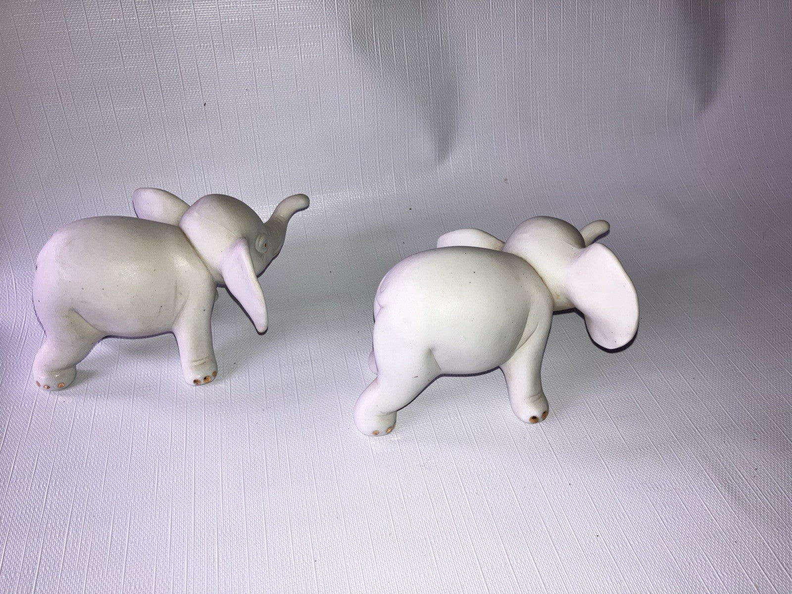 Vintage/ MCM Ceramic ArtMart Grey And Gold Pair EVC