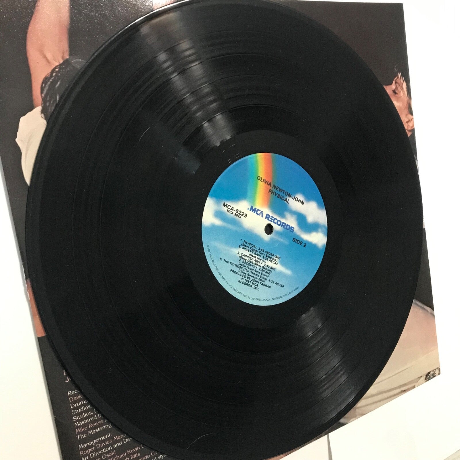 Vintage OLIVIA NEWTON-JOHN Physical original VINYL Gatefold LP 1981 MCA-5229