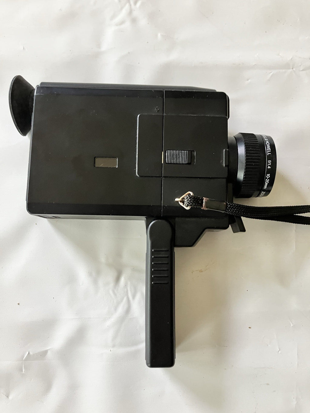 Vintage Black Bell & Howell T20 XL Super 8 Camera With Handle Attachment