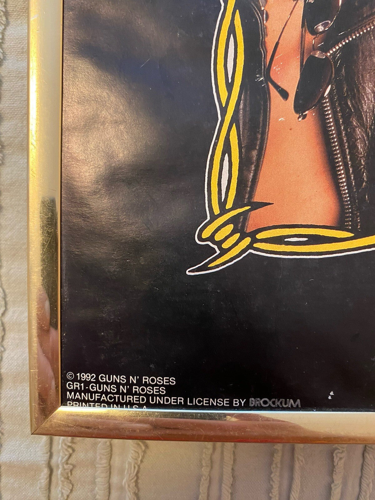 1992 Guns N’ Roses Cardboard Backed Poster 20x16”