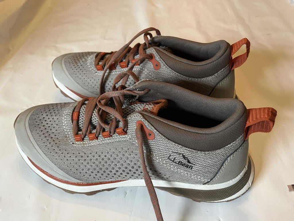 L.L.Bean Women's Elevation Hiking Shoes, Ventilated in the Iron colorw