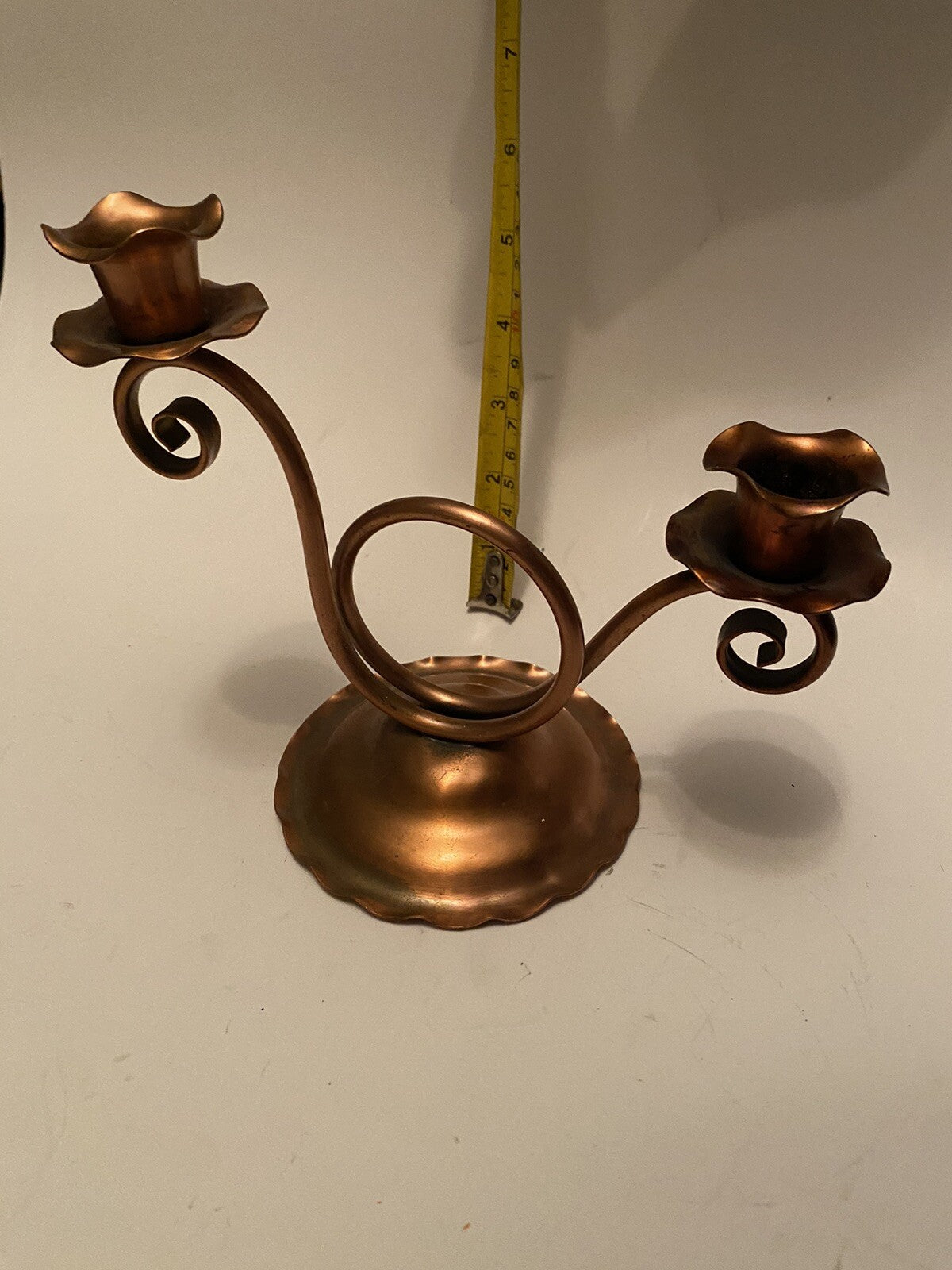 Vintage Gregorian Copper Candelabras