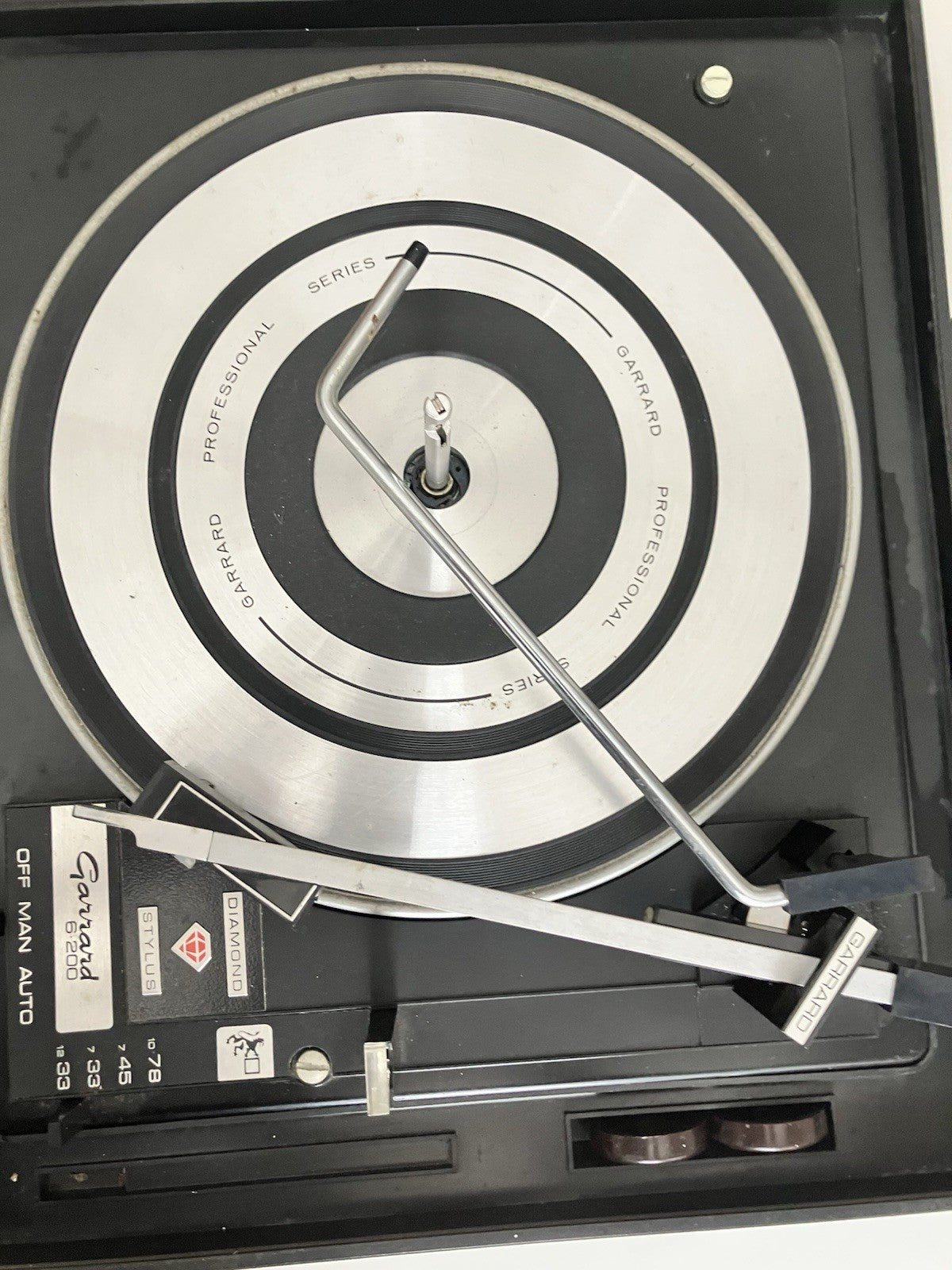 VINTAGE Garrard 6-200 Turntable Record Player 