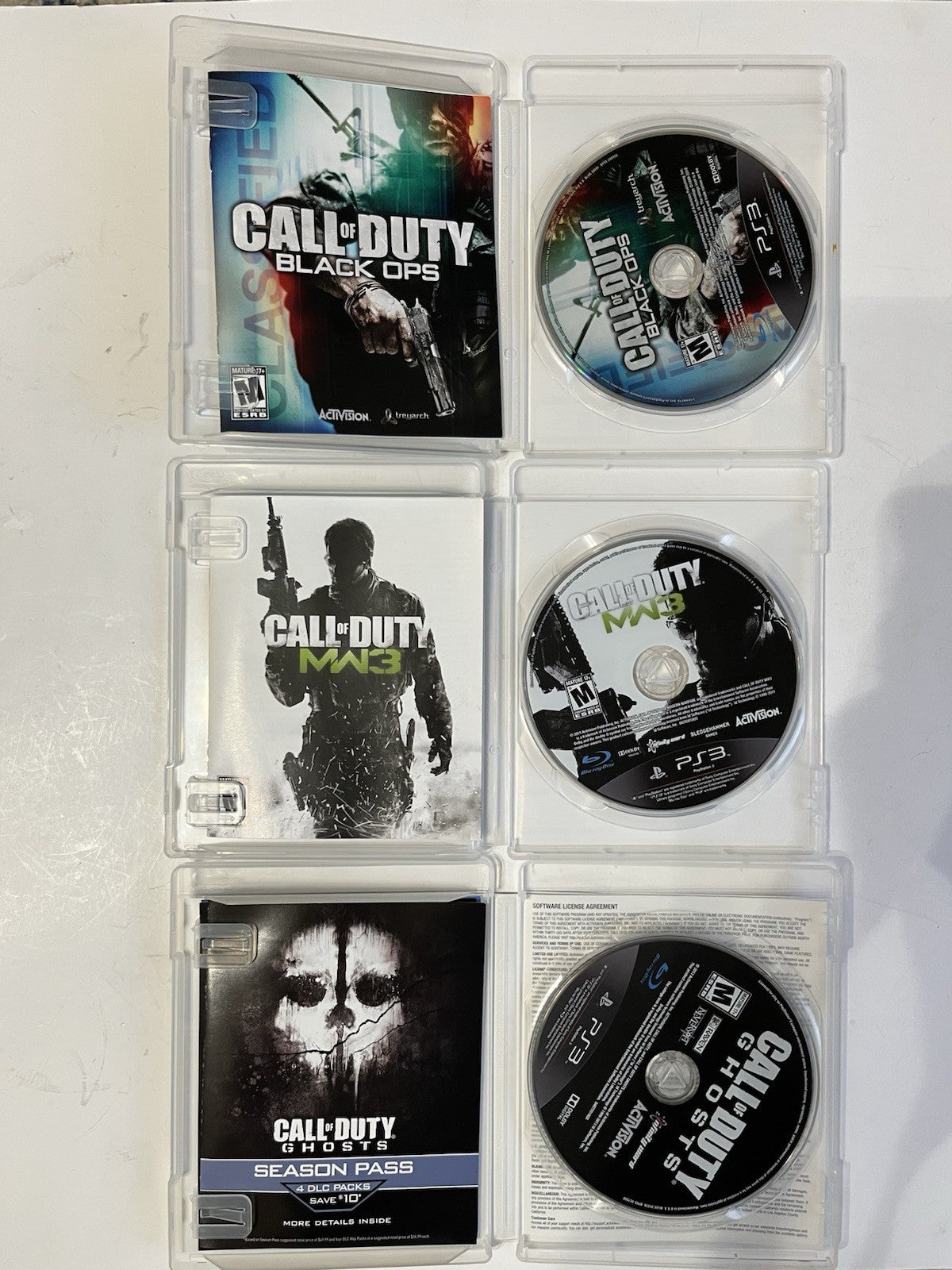 Lot of Playstation 3 games Call of Duty/ Micheal Jackson/Ufc