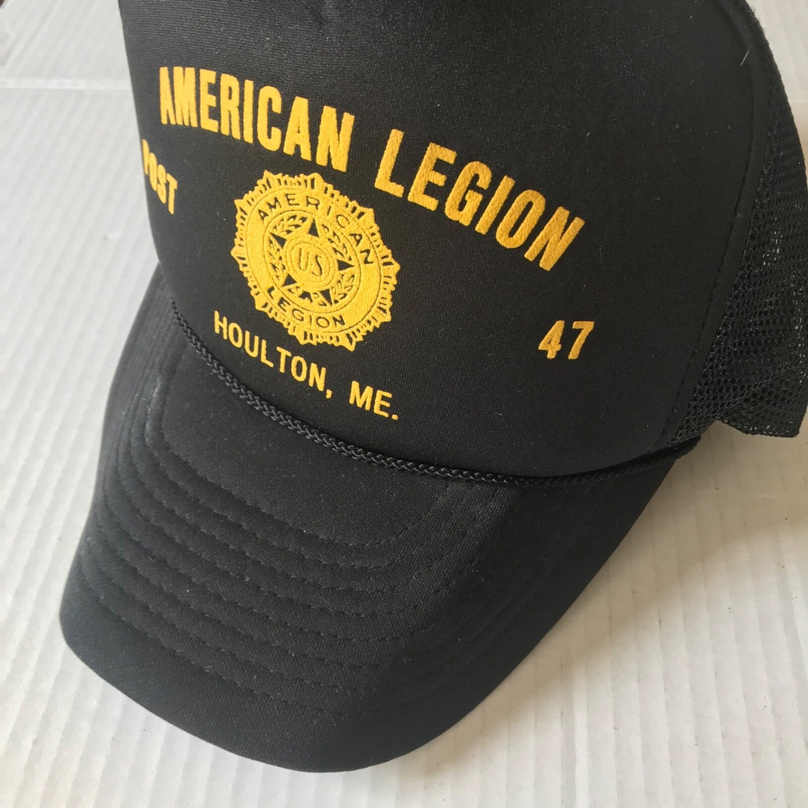 USS Clifton Sprague & American Legion Post 47 Trucker Hats VTG