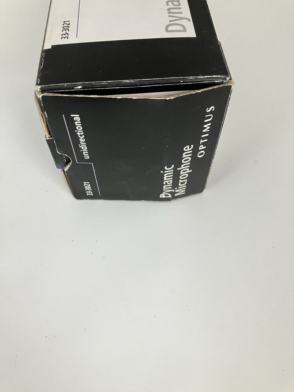 Optimus Unidirectional Dynamic Microphone Mdl. 33-3021 Corded Mic Orignal Box