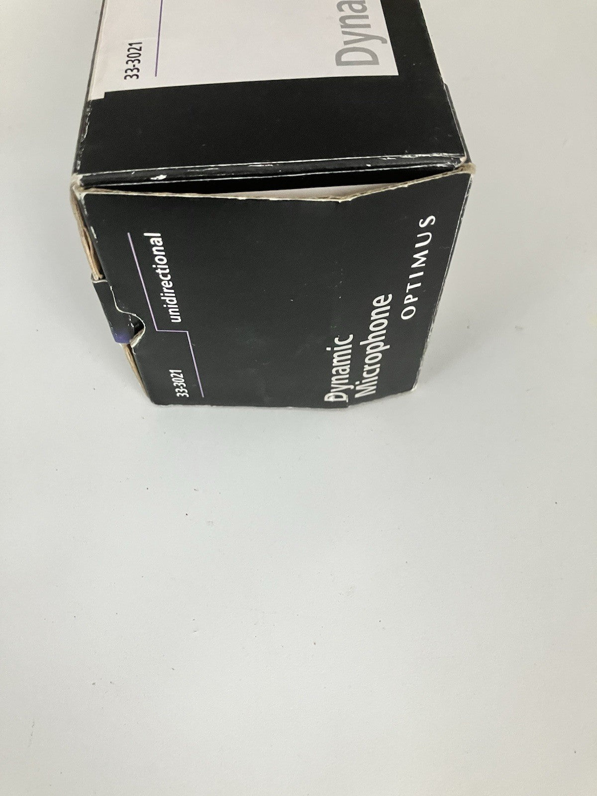 Optimus Unidirectional Dynamic Microphone Mdl. 33-3021 Corded Mic Orignal Box
