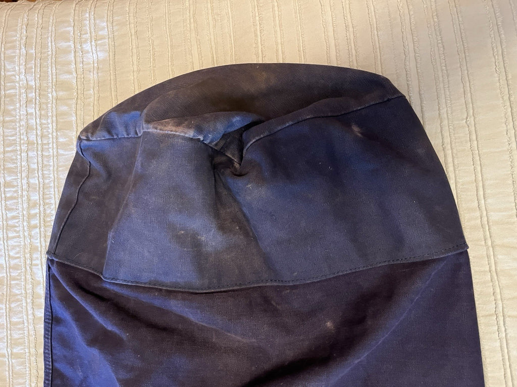1950s 60s USAF Blue Military Canvas Vintage Laundry Duffel Bag Sea Bag Air Force