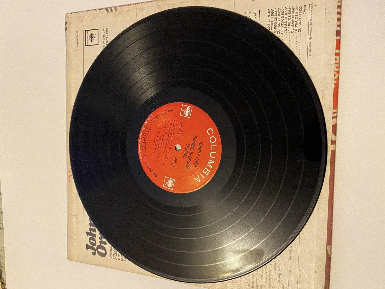 Orange Blossom Special by Johnny Cash (Columbia CL 2309) LP