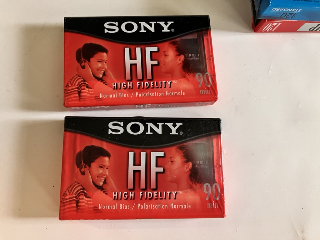 Sony 8mm Standard 120 Min/ 90 Min Cassettes For Recording. Sealed Lot Of 4.